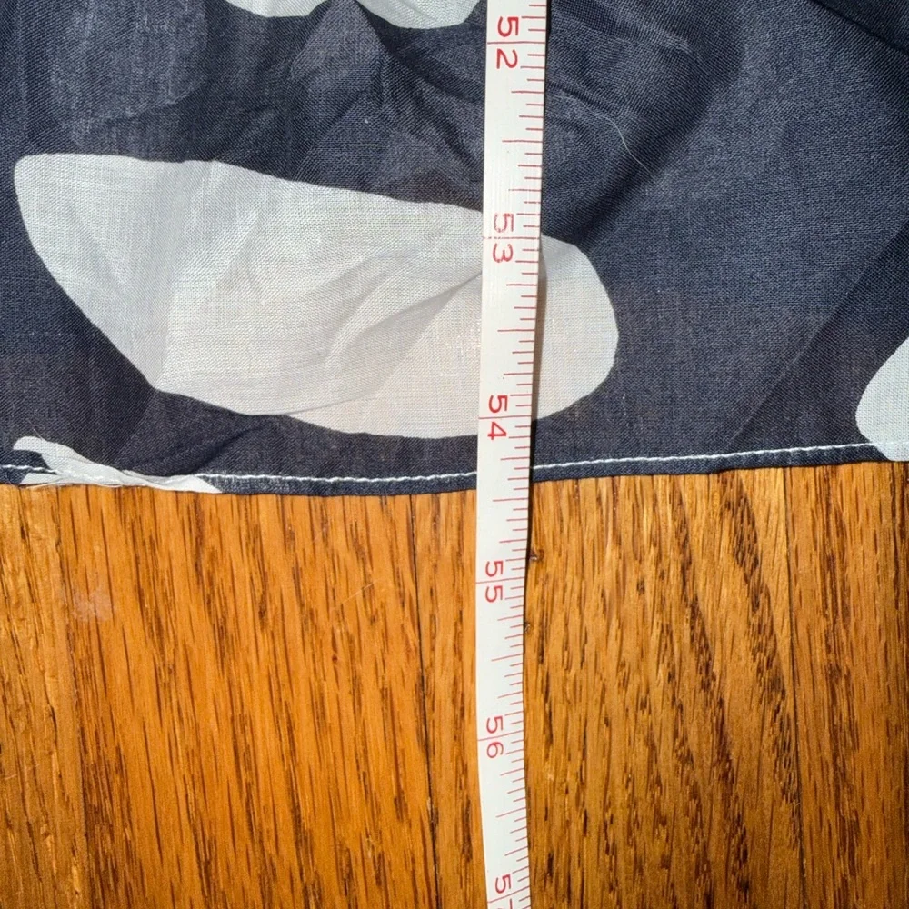 POINT SUR J CREW RATTI PRINT TIER RUFFLED NAVY & WHITE MAXI DRESS NEW WITH TAGS - Picture 8 of 14